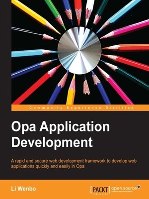 cover image of Opa Application Development